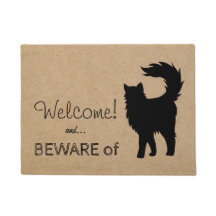 Grappig Welkom bij Cat Rustic