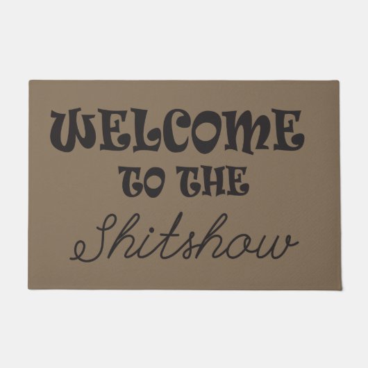 Grappig welkom bij de shitshow deurmat (Voorkant)
