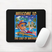 Grappig welkom in de Golf van Amerika 9 februari B Muismat (Met muis)
