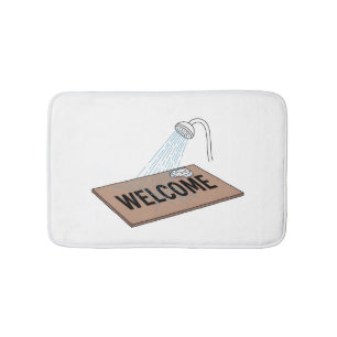 Grappig Welkom Mat Cartoon - Douche Clean Mat Rug
