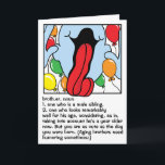 Grappig Wenskaart Happy Birthday Brother Kaart<br><div class="desc">Geweldig, Birthday Wenskaart. 'Broeder' grappige Birthday-kaart voor je altijd liefhebbende broer! Personaliseer door tekst te schrappen en uw eigen tekst op de buitenkant of binnen van deze kaart toe te voegen. Kies uw favoriete doopvontstijl, kleur, en grootte.Maat: Standaard, 5 x 7"Dank u, hallo, of ik hou van u, douanewenskaarten zijn...</div>