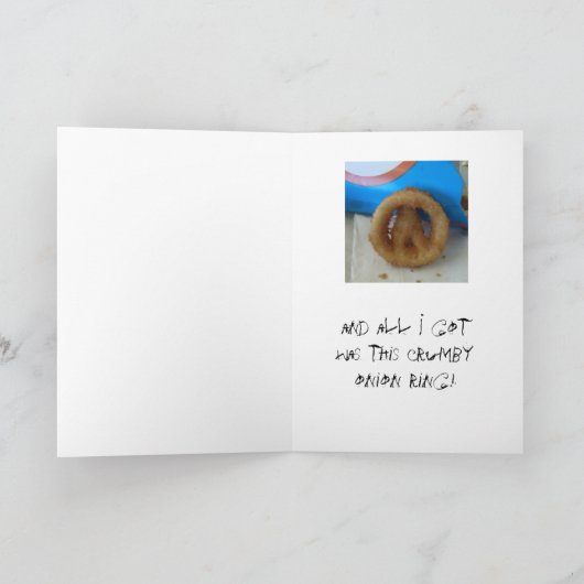 grappig wenskaart kaart (Binnen)