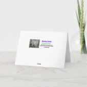 Grappig Wenskaart met kostbaar toiletpapier Kaart (Achterkant)