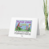 Grappig Wenskaart: Turtle Mean On Kaart (Achterkant)