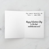 Grappig Wenskaart Valentijn Multidoerist Kaart (Binnen)