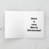 Grappig Wenskaart van de Kerstman "Spectickles" Feestdagen Kaart (Binnen)