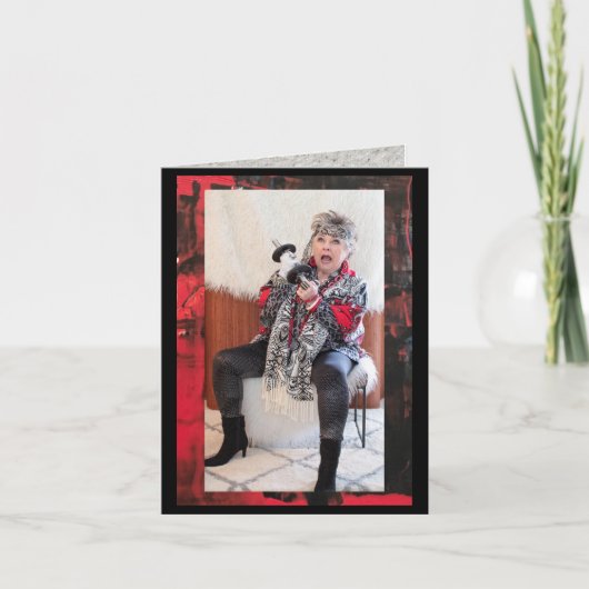 Grappig Wenskaart van de resoluties van het nieuwj Kaart (Voorkant)