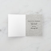 Grappig Wenskaart van de resoluties van het nieuwj Kaart (Binnen)