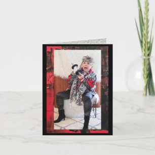 Grappig Wenskaart van de resoluties van het nieuwj Kaart