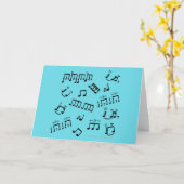 Grappig Wenskaart voor Drummer Birthday Customize Kaart (Gele Bloem)