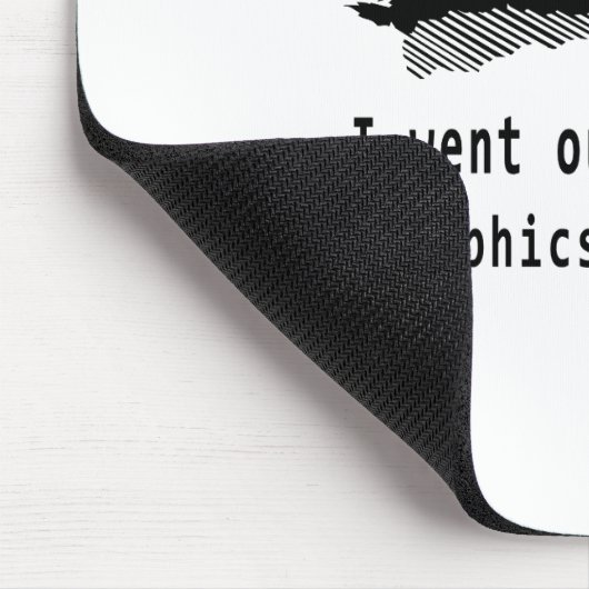 Grappig Went-extern, ooit grafisch computergaming Muismat (Hoek)