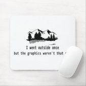 Grappig Went-extern, ooit grafisch computergaming Muismat (Met muis)