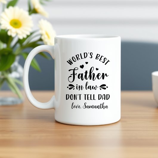 grappig werelds beste schoonvader vaderdag cadeau koffiemok