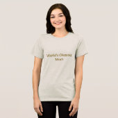 Grappig Wereld's Okayest Mom T-Shirt (Voorkant volledig)