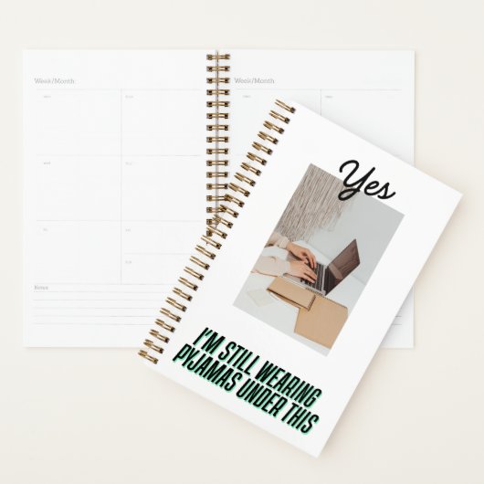 Grappig werk bij thuisplanner planner (Display)