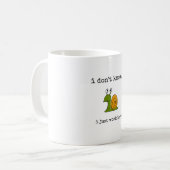 Grappig, Werk, Citaat, Koffiemok (Voorkant links)
