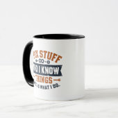 Grappig Werk Giftful Quote Shirt – Fix Stuff & Kno Mok (Voorkant links)