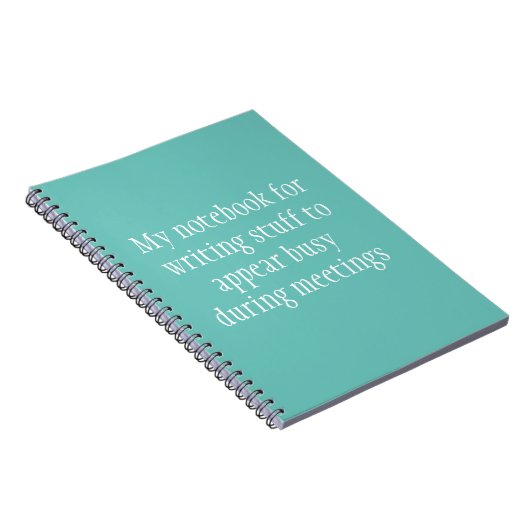 Grappig Werk Kantoor Humor Mijn Notitieboek (Rechterzijde)