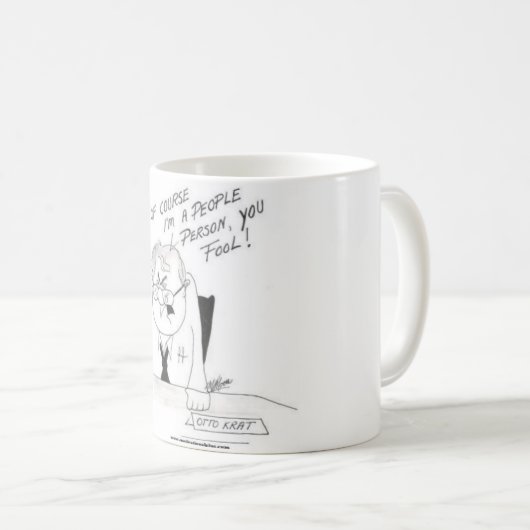 Grappig werk mok (Voorkant rechts)