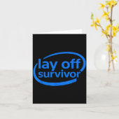 Grappig Werk Ontslagen Overlevende Kaart (Gele Bloem)