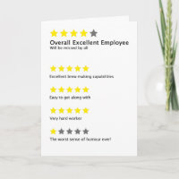 Grappig werk verlaten werknemer Review grap