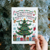 Grappig Werk Vriend Collega Kerst Kaart