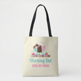 Grappig werken tot Ice Cream Tote Bag