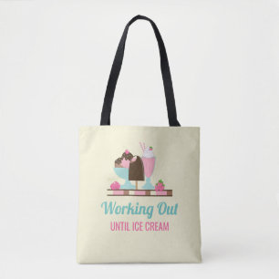 Grappig werken tot Ice Cream Tote Bag