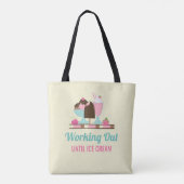 Grappig werken tot Ice Cream Tote Bag (Achterkant)