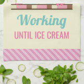 Grappig werken tot ijs theedoek (Gevouwen)