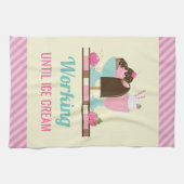 Grappig werken tot ijs theedoek (Horizontaal)