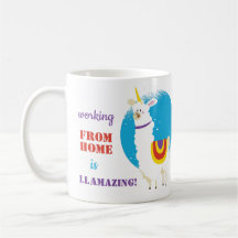 Grappig werken vanuit huis is Llamazing Llama-dram