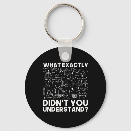 Grappig wetenschappelijk cadeau-idee natuurkundige sleutelhanger (Voorkant)