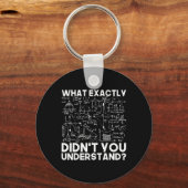Grappig wetenschappelijk cadeau-idee natuurkundige sleutelhanger (Voorkant)