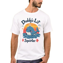 Grappig Whale Squirter Design voor Familie Schatti