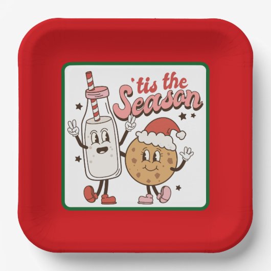 Grappig Whimsical Christmas Paper Bord (Voorkant)