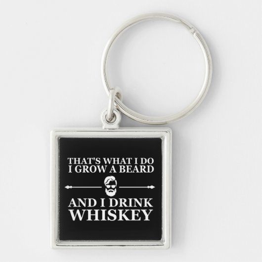 grappig whisky drinkers citaat sleutelhanger (Voorkant)