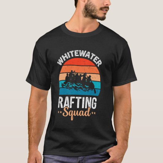 Grappig Whitewater Raft Guide Ontwerp voor Whitewa T-shirt (Voorkant)