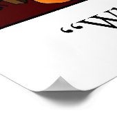 Grappig "Why the Silence" Thanksgiving Poster (Hoek)