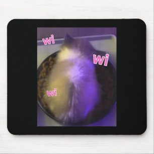 Grappig Wi Wi Wi Wi Wi Kat Kitten Eten Meme Gen Z Muismat