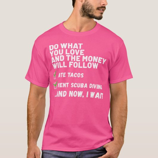 Grappig wie Christelijk gebeden ging duiken T-shirt (Voorkant)