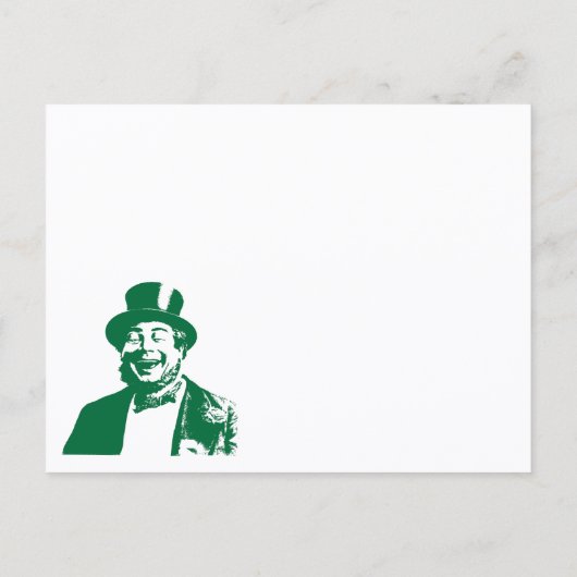 Grappig Wie is je Ier Saint Patrick's Day Briefkaart (Achterkant)
