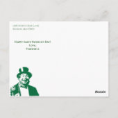 Grappig Wie is jouw Paddy Irish St Patricks Day Briefkaart (Achterkant)