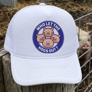 Grappig Wie Laat De Varkens Los Retro 90s Lied Par Trucker Pet
