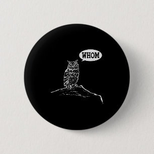 Grappig Wie Uil Grammar Englieacher Ronde Button 5,7 Cm