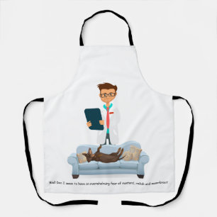Grappig Wiener Dog All-Over Print Schort