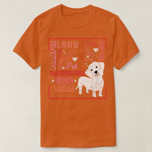 Grappig Wiener Dog Gift Hondenliefhebber Dachshund T-shirt (Design voorkant)