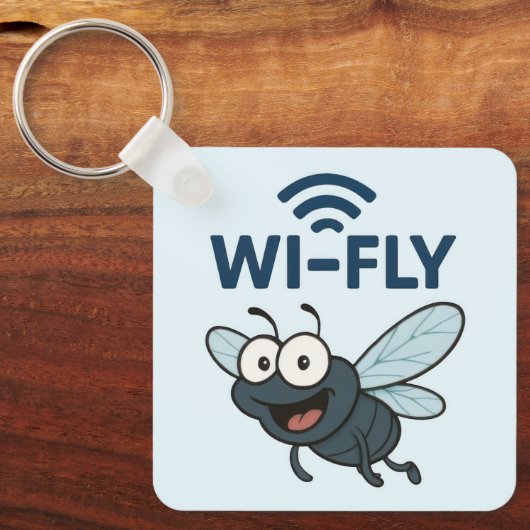 Grappig Wifi Sleutelhanger (Voorkant)