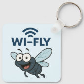 Grappig Wifi Sleutelhanger (Achterkant)