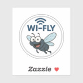 Grappig Wifi Sticker (Vel)